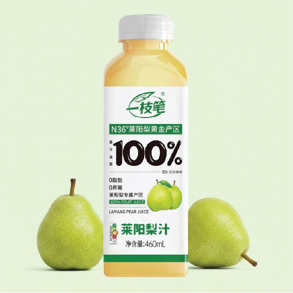 100% Laiyang Pear Juice - 460ml (Full Carton)